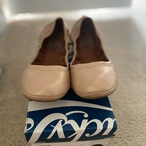 Lucky Brand Tan Leather Flats